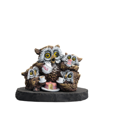 сова с совятами росп