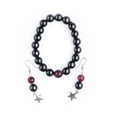 компл муза ( серьги + браслет)