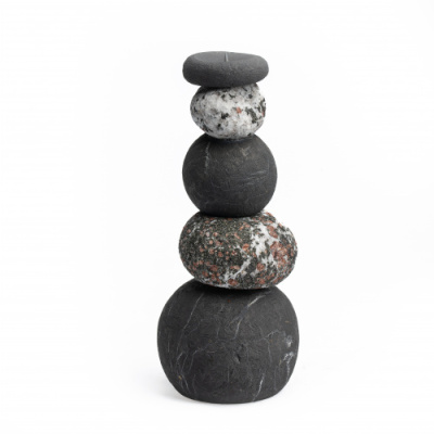 подсвечник из минералов